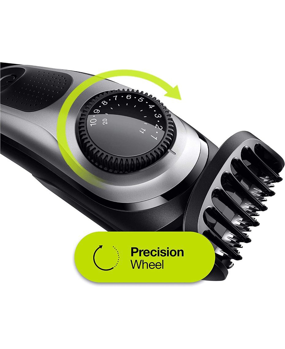 Braun Series 5 Beard trimmer with Precision Dial, 3 Attachments and